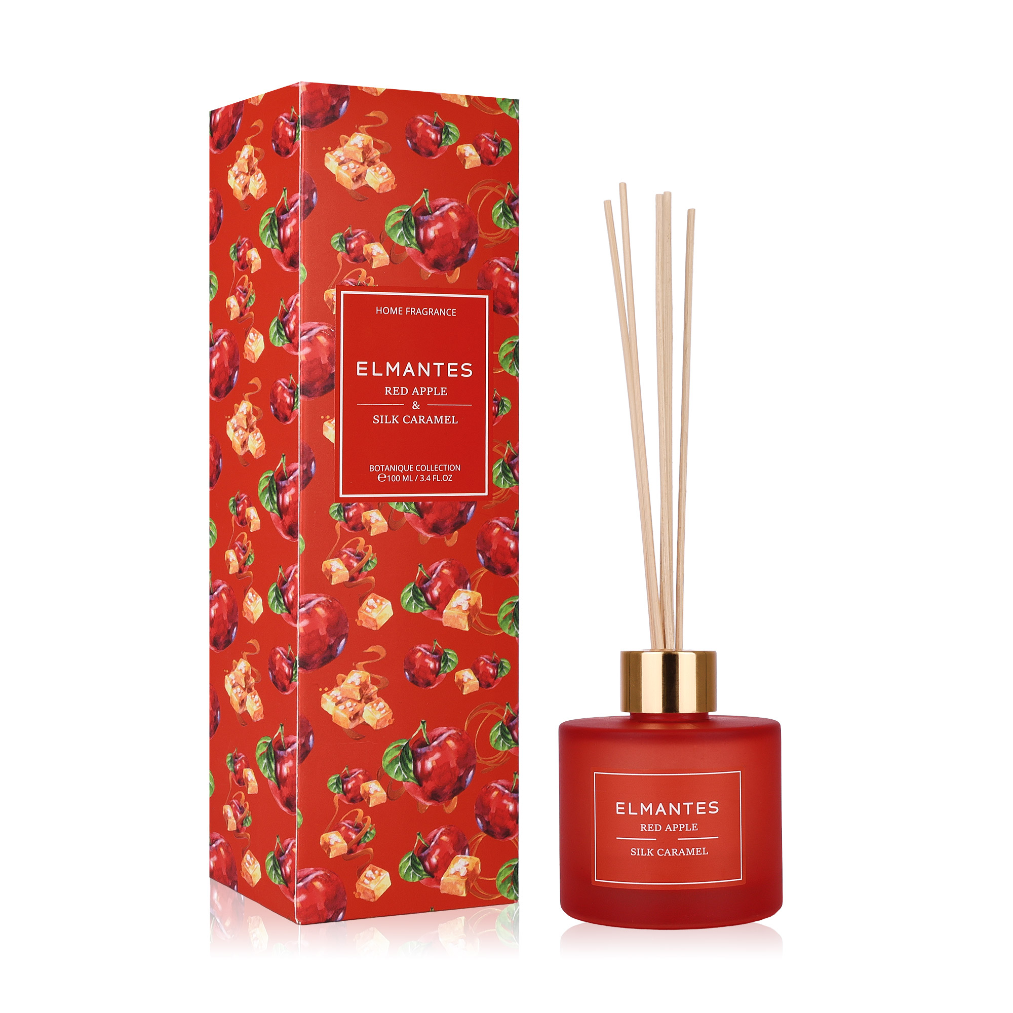 Аромадифузор Elmantes Red Apple &amp; Silk Caramel, 100 мл