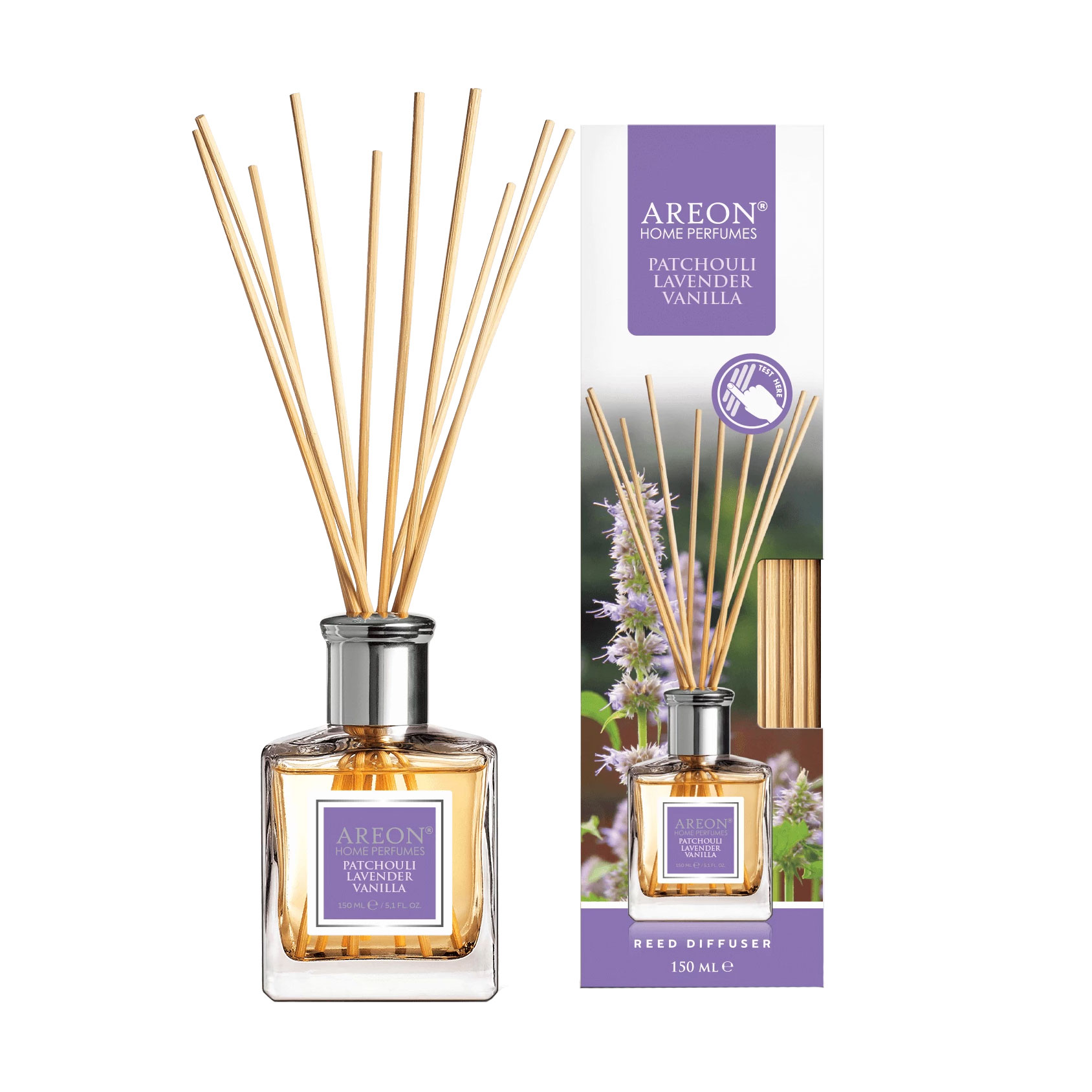 Аромадифузор повітря Areon Home Perfume Patchouli, Lavender &amp; Vanilla, 150 мл